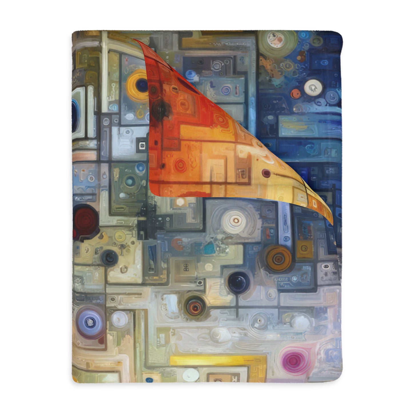 Witty Conversation Tapestry Velveteen Microfiber Blanket (Two-sided print)