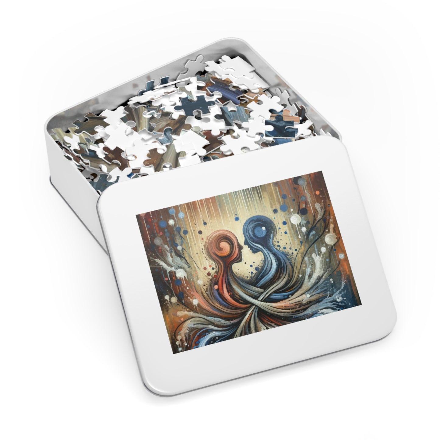 Empathic Connection Tachism Jigsaw Puzzle (30, 110, 252, 500,1000-Piece)