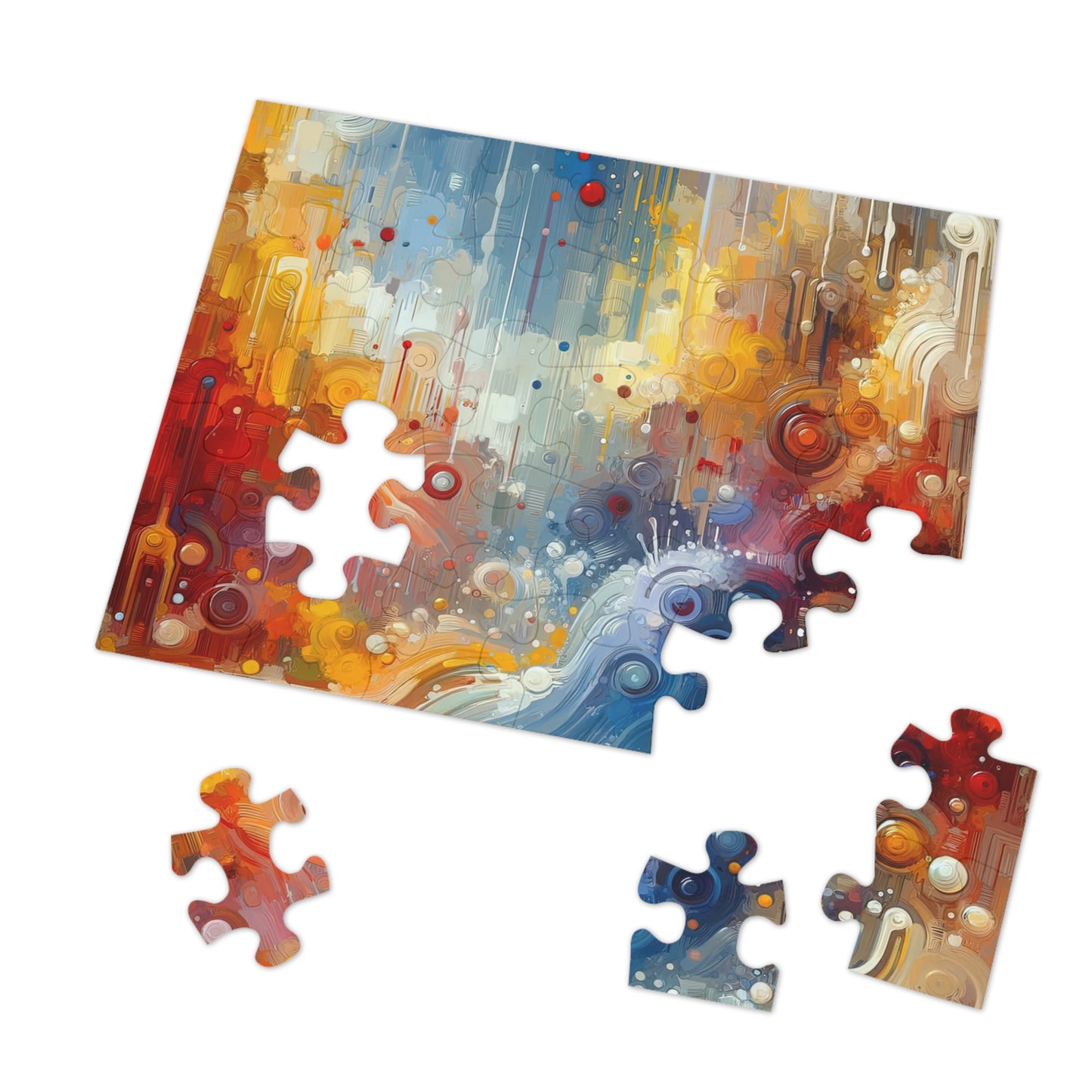 Joyous Effortless Exhale Jigsaw Puzzle (30, 110, 252, 500,1000-Piece)