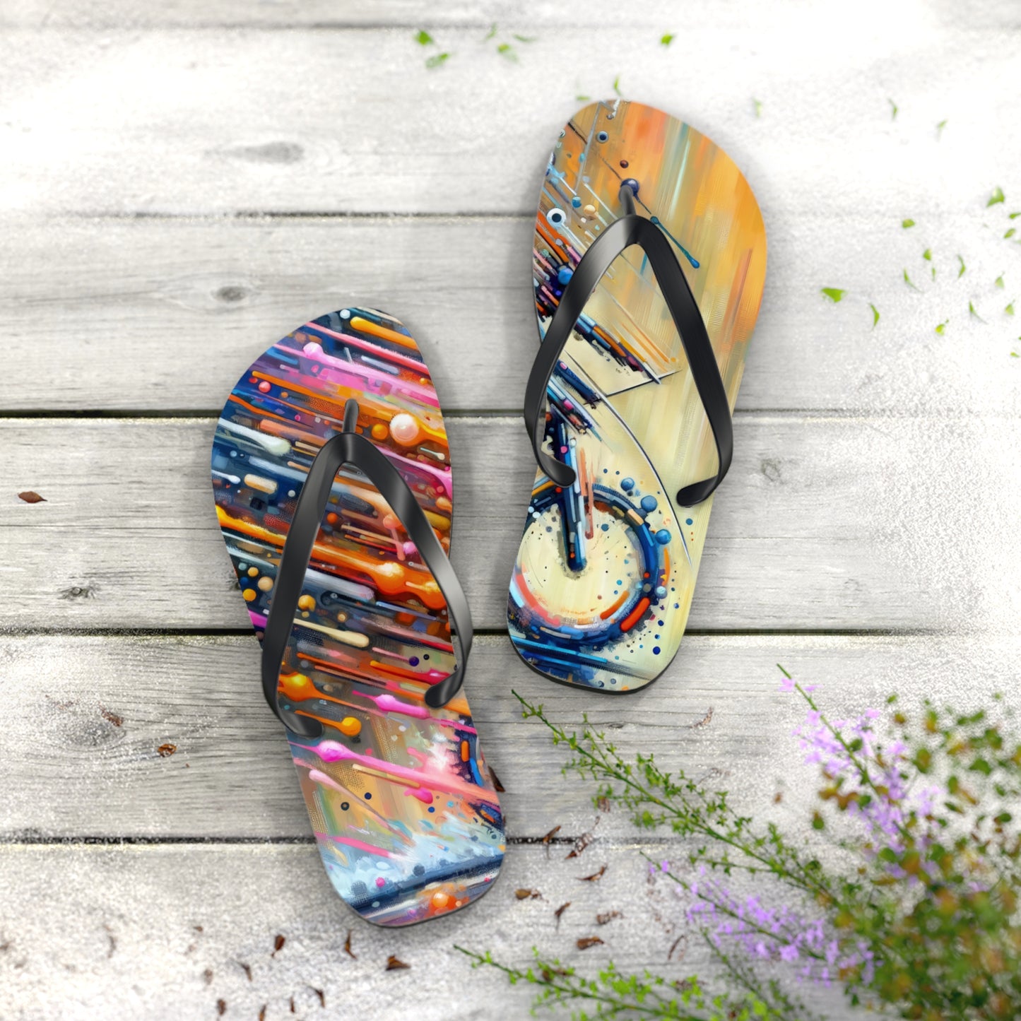 Vibrant Dynamic Sovereignty Flip Flops