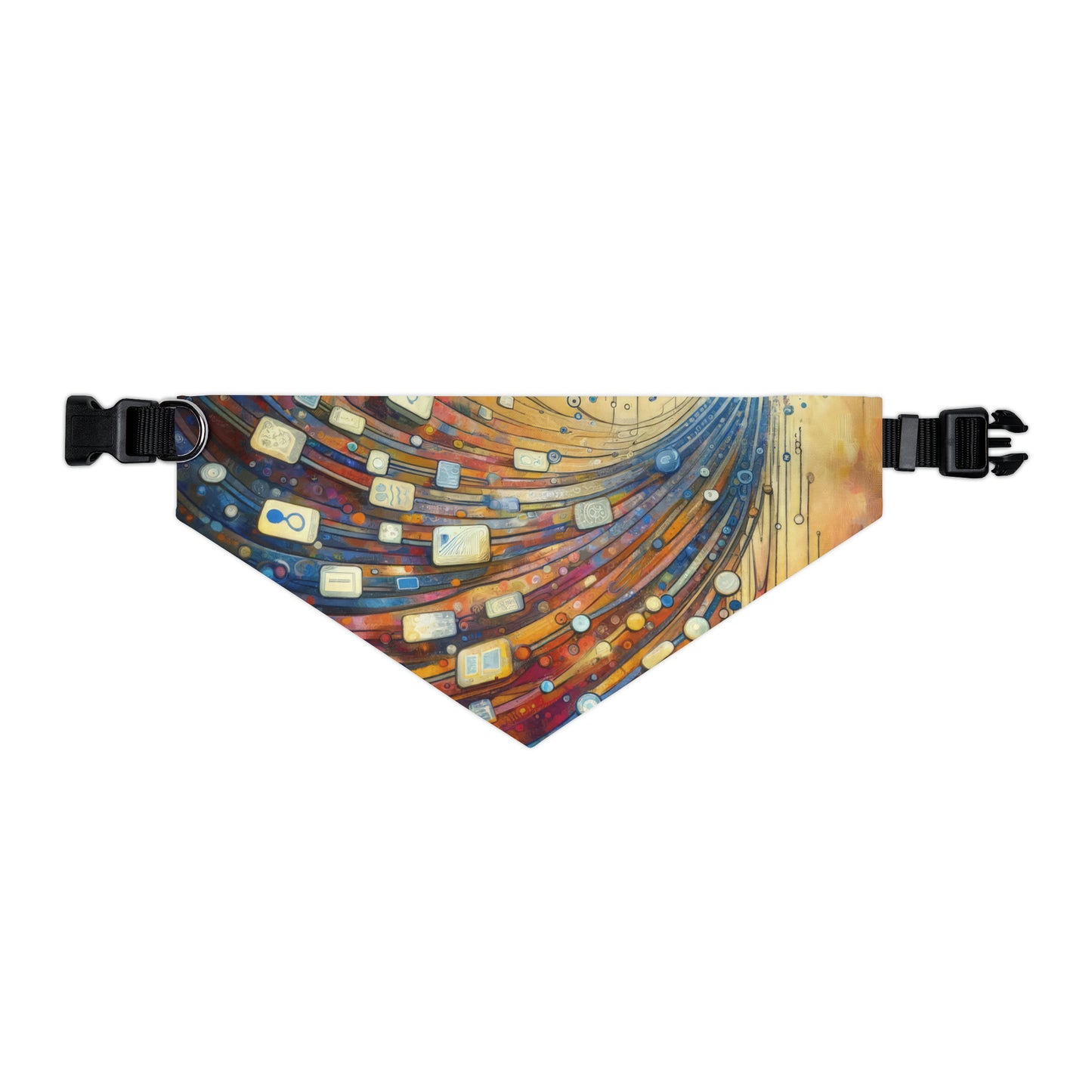 Digital Tapestry Weaving Pet Bandana Collar