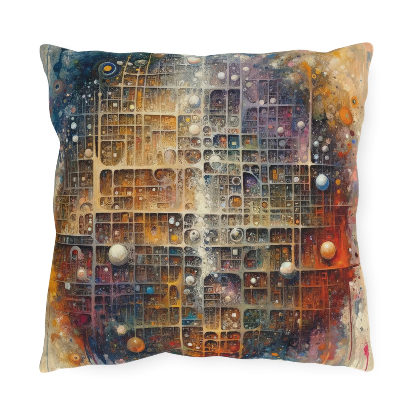Integral Harmony Existence Outdoor Pillows