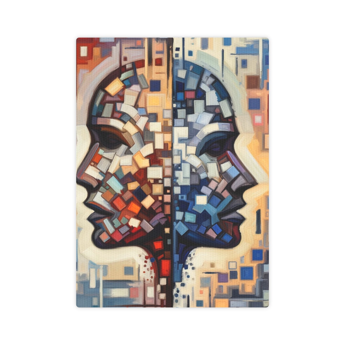 Identity Tachism Intersection Canvas Photo Tile