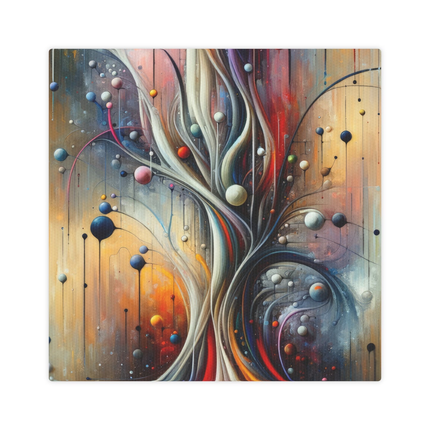 Invisible Threads Influence Canvas Photo Tile