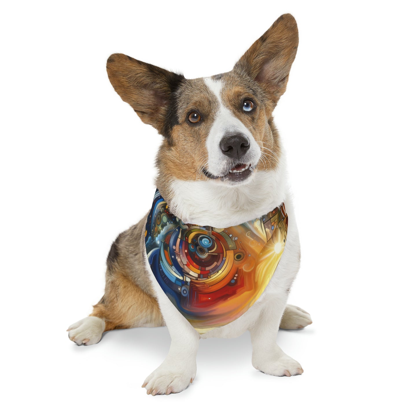 Ritualistic Growth Symphony Pet Bandana Collar