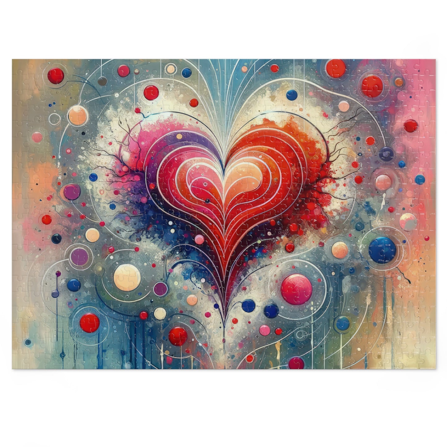 Emotional Physics Heart Jigsaw Puzzle (30, 110, 252, 500,1000-Piece)