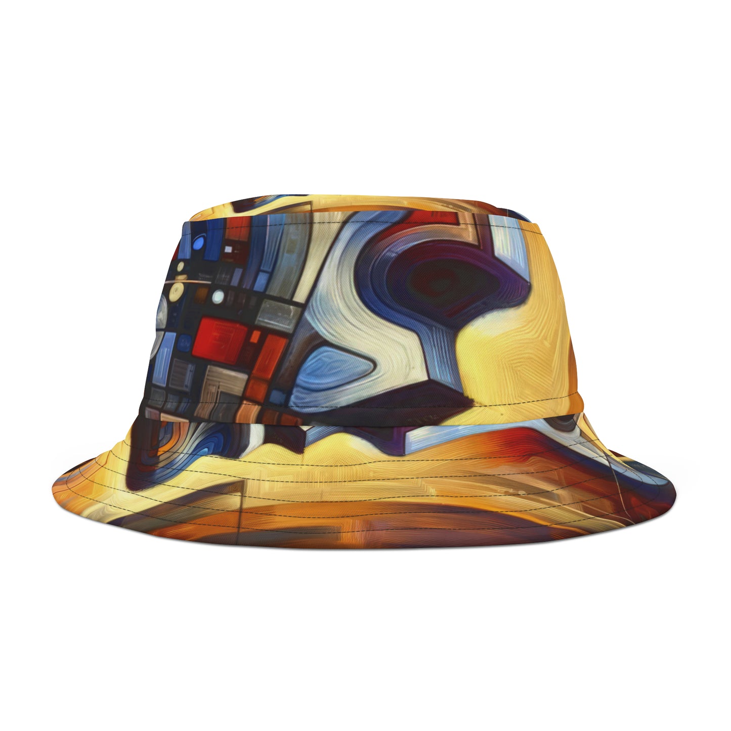 Reflective Tachism Shield Bucket Hat (AOP)