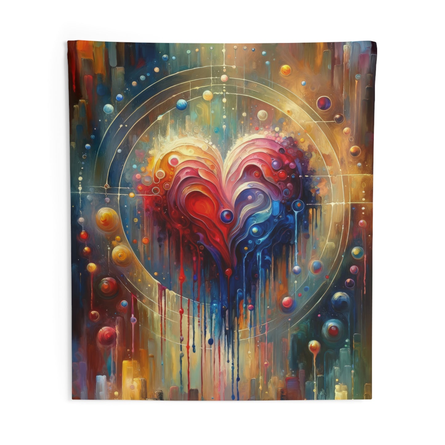 Unified Heart Reflections Indoor Wall Tapestries