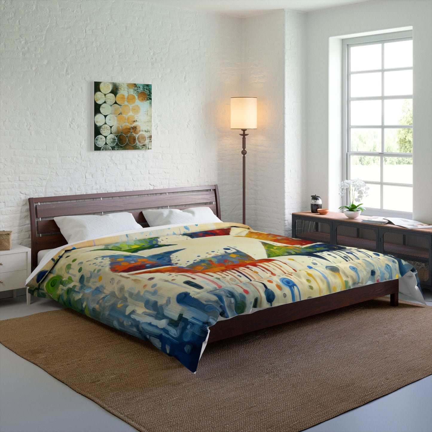 Sustainable Transformation Tachism Comforter
