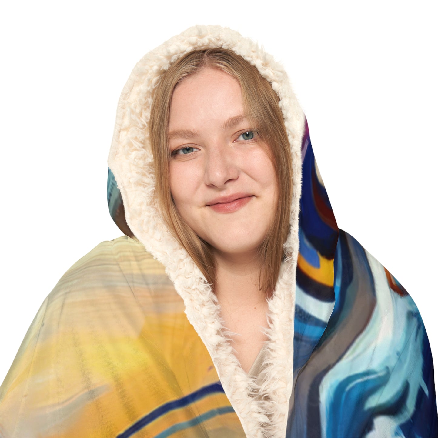 Journey Embrace Tachism Snuggle Blanket