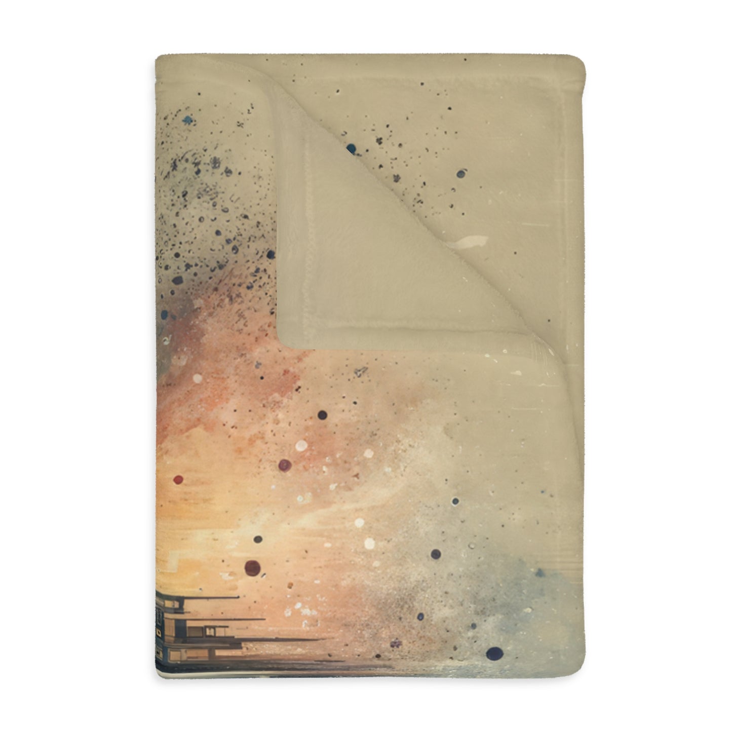 Enduring Echoes Resonance Velveteen Microfiber Blanket (Two-sided print)