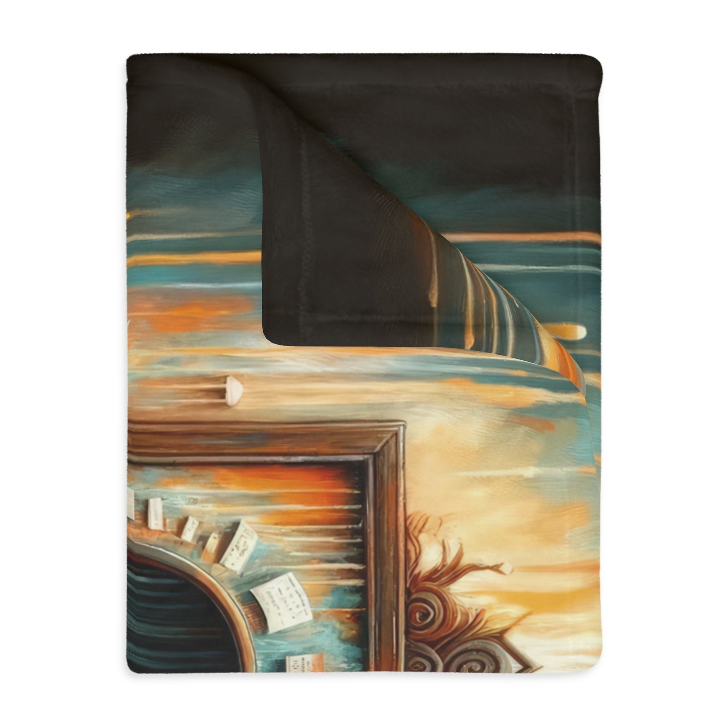 Illuminated Truths Mirror Velveteen Microfiber Blanket (Two-sided print)
