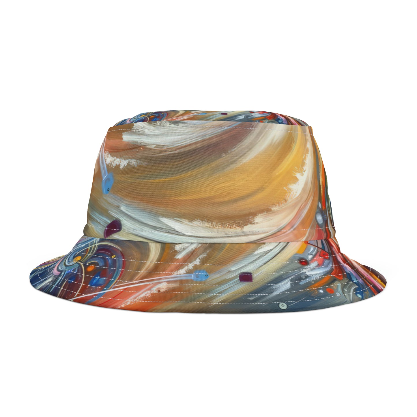 Interconnectivity Tachism Dynamics Bucket Hat (AOP)
