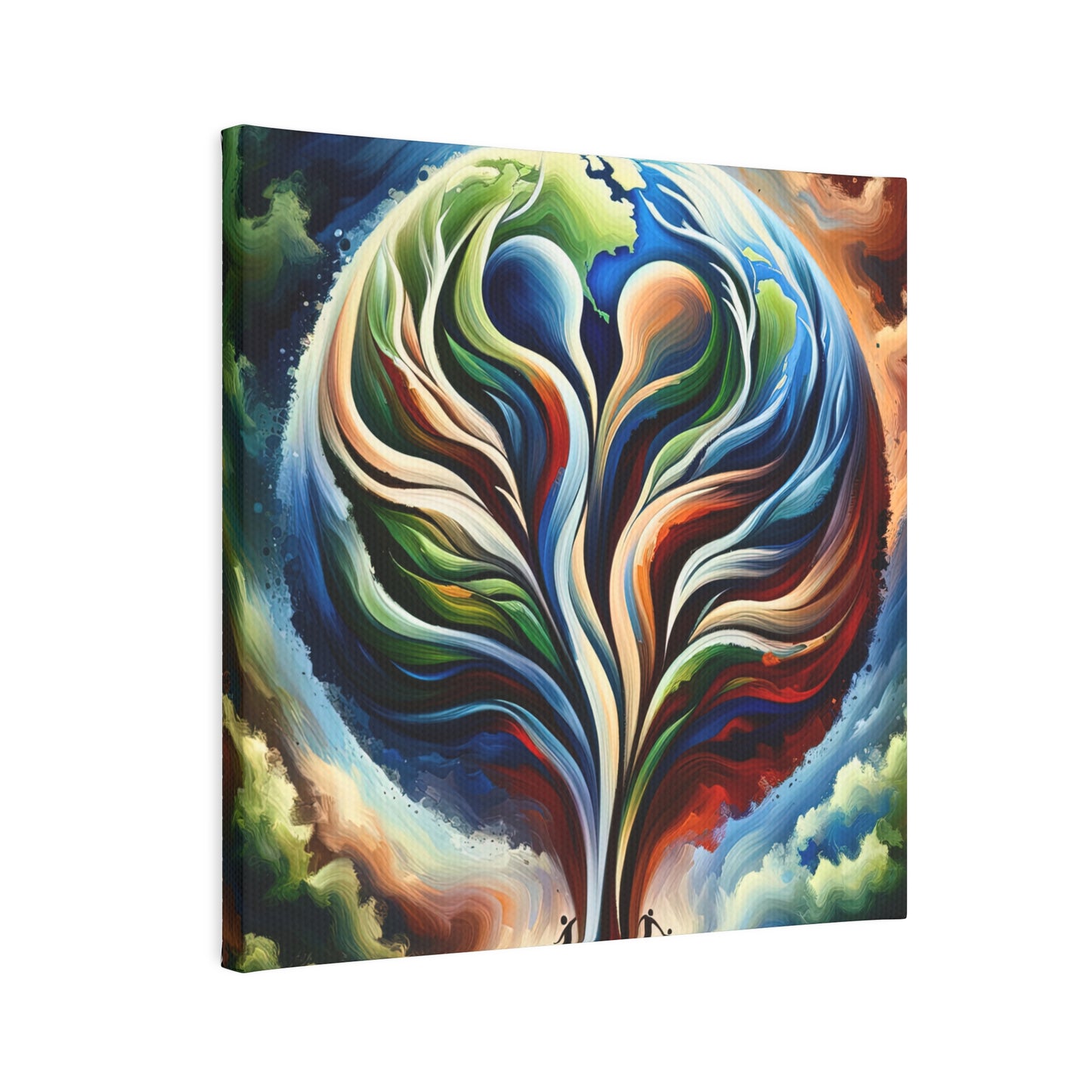 Interconnected Earth Advocates Canvas Photo Tile