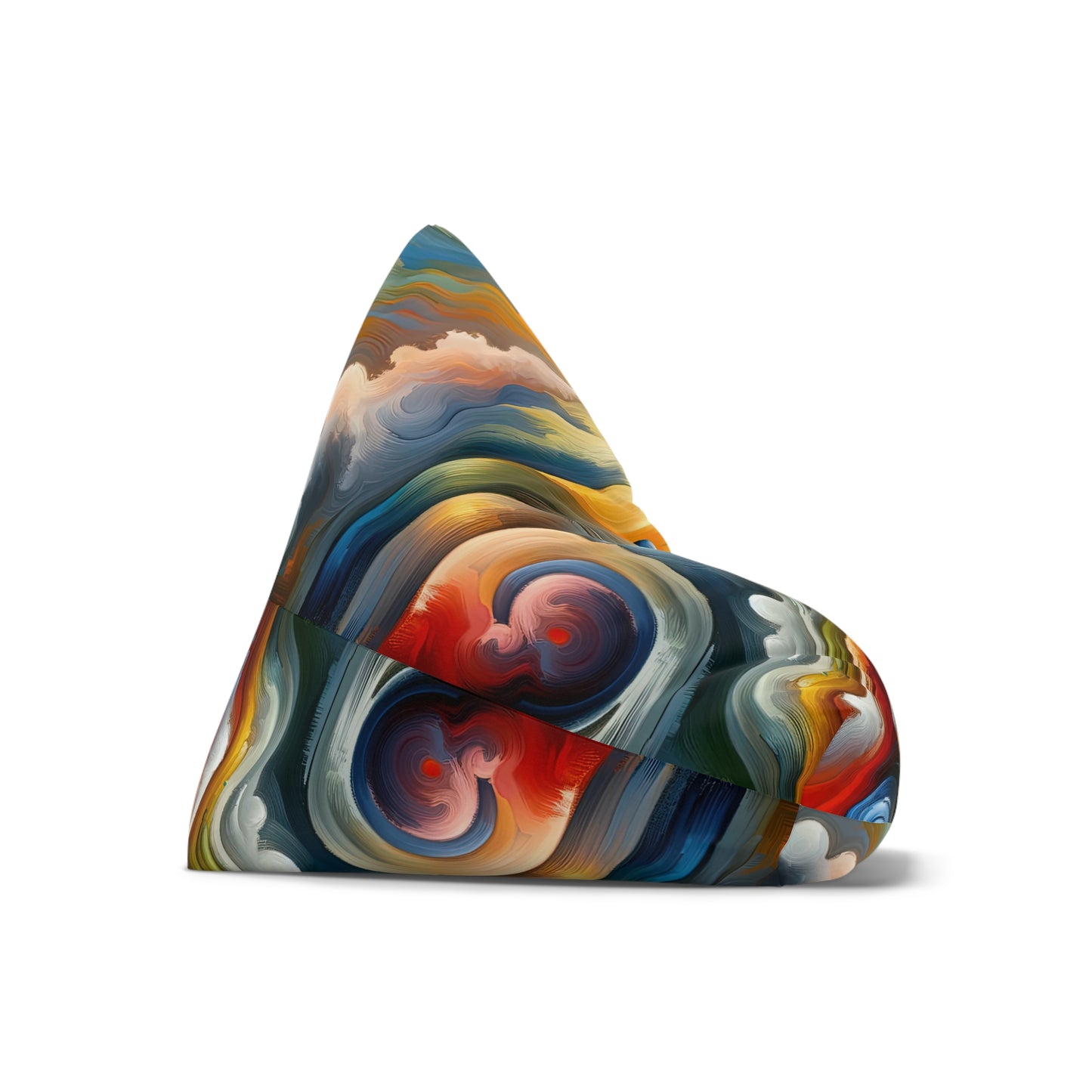 Empathetic Lifeline Abstract Bean Bag Chair Cover