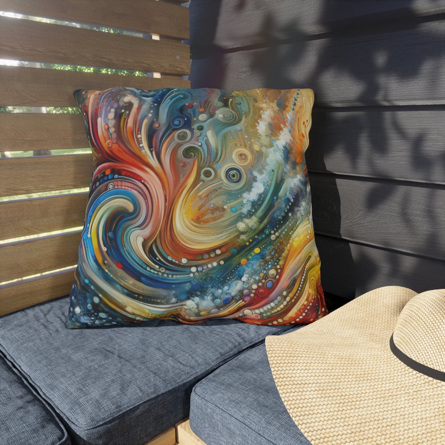 Dynamic Unity Tapestry Outdoor Pillows