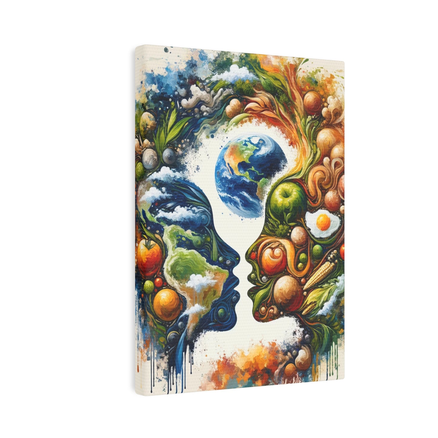 Earthly Dialogue Feast Canvas Photo Tile