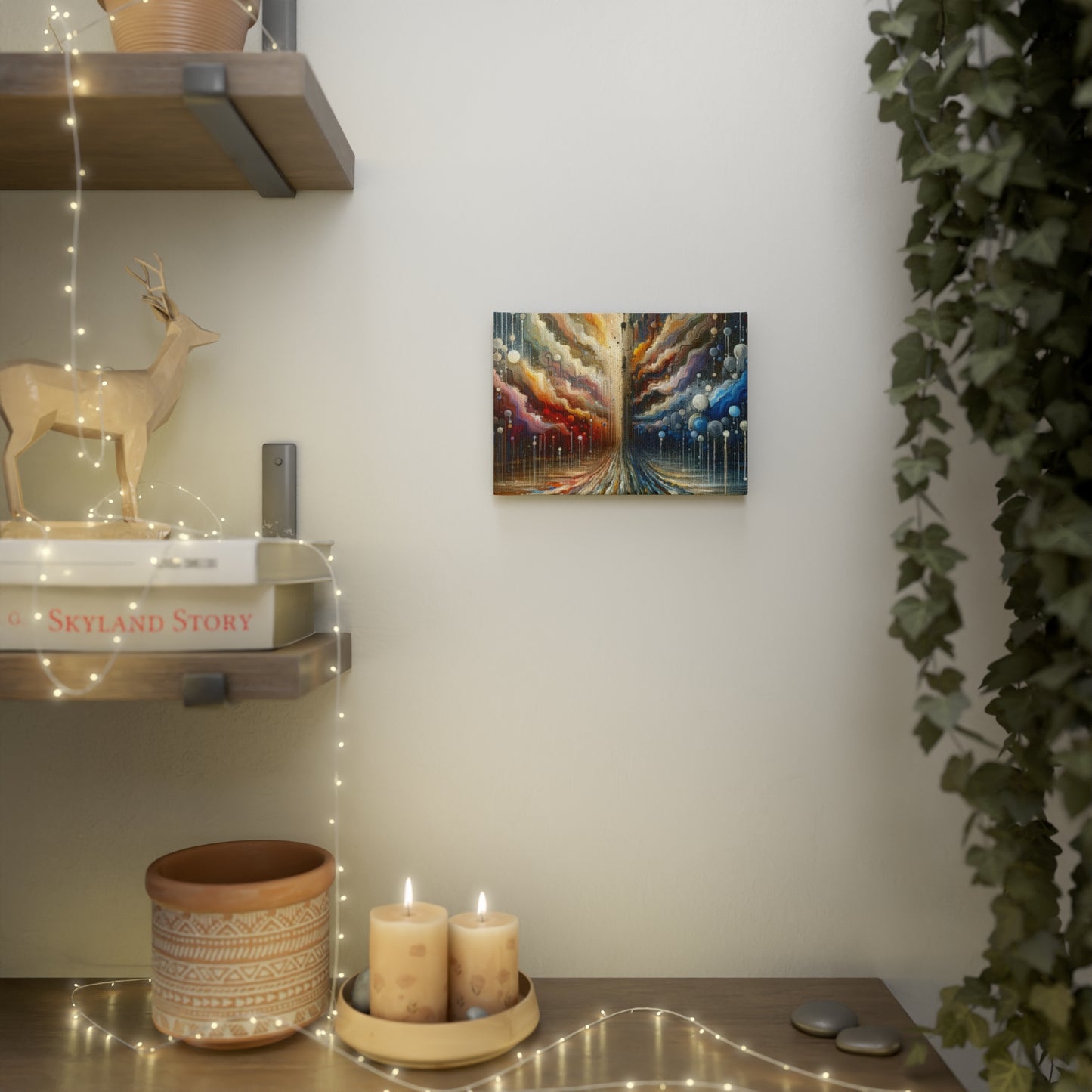 Linguistic Resonance Cascade Canvas Photo Tile