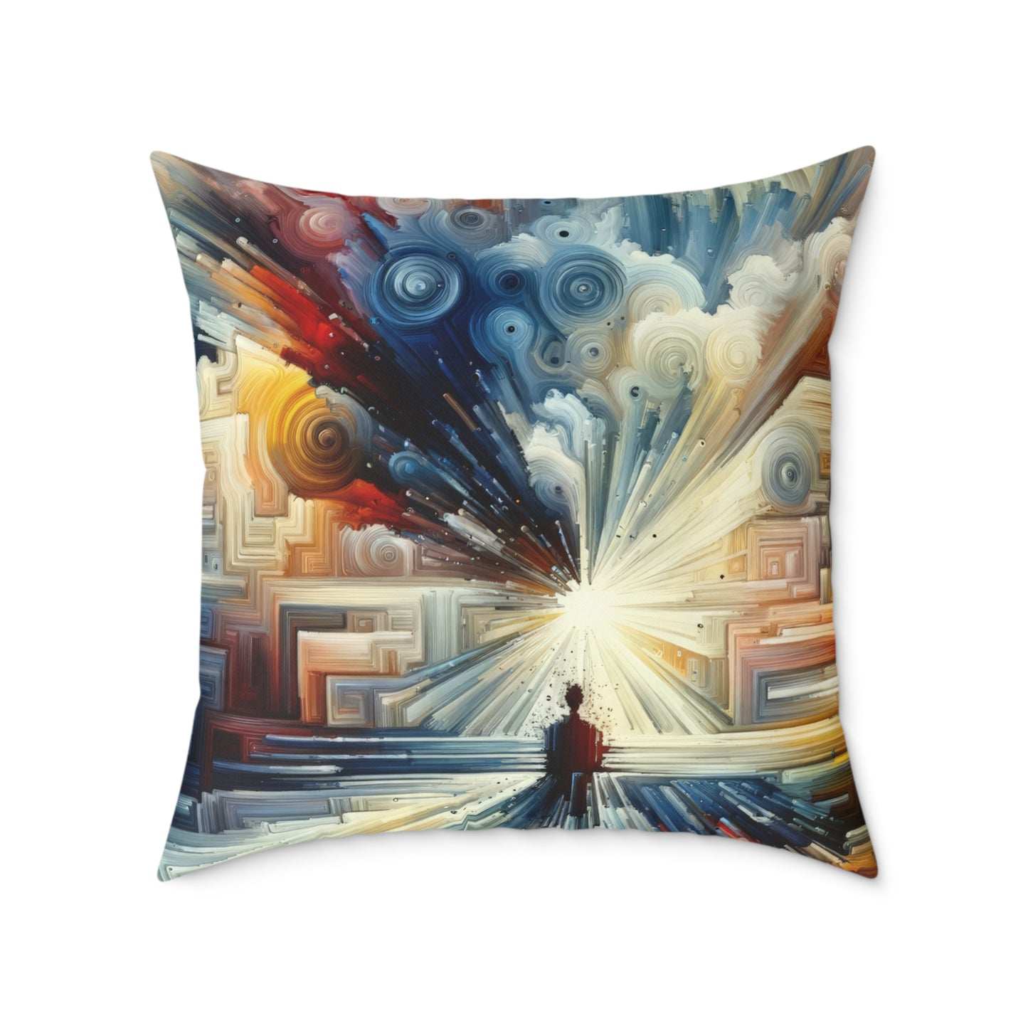 Memory Labyrinth Focus Spun Polyester Pillow