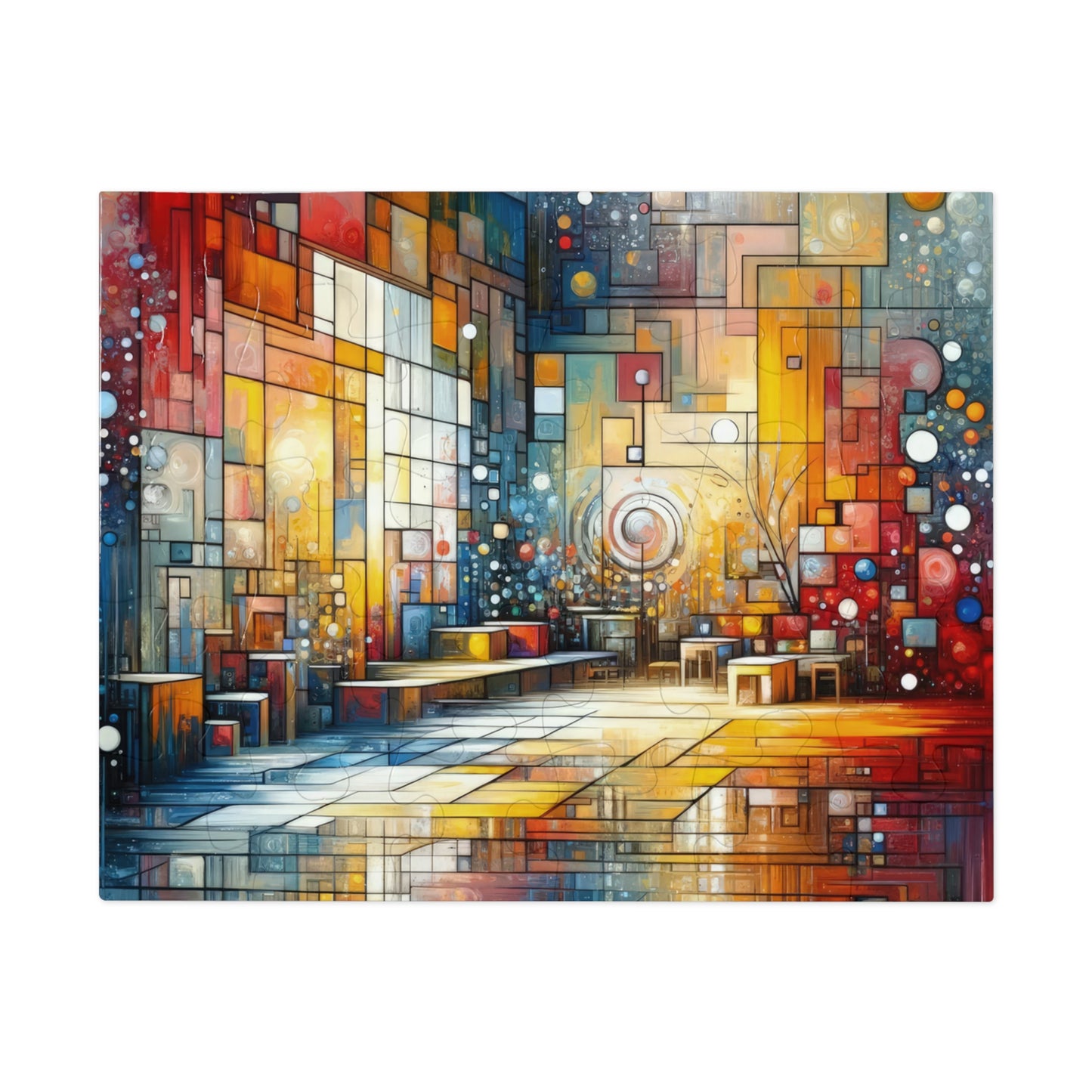 Reflective Habitation Art Jigsaw Puzzle (30, 110, 252, 500,1000-Piece)