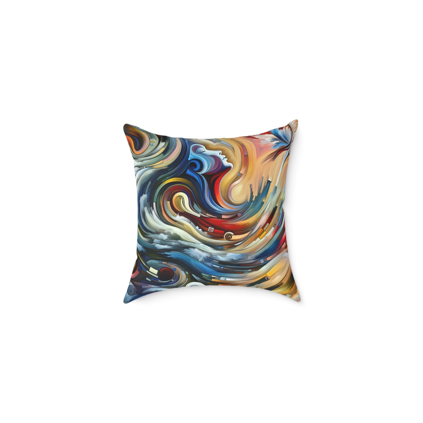 Gratitude Melodic Transformation Spun Polyester Pillow