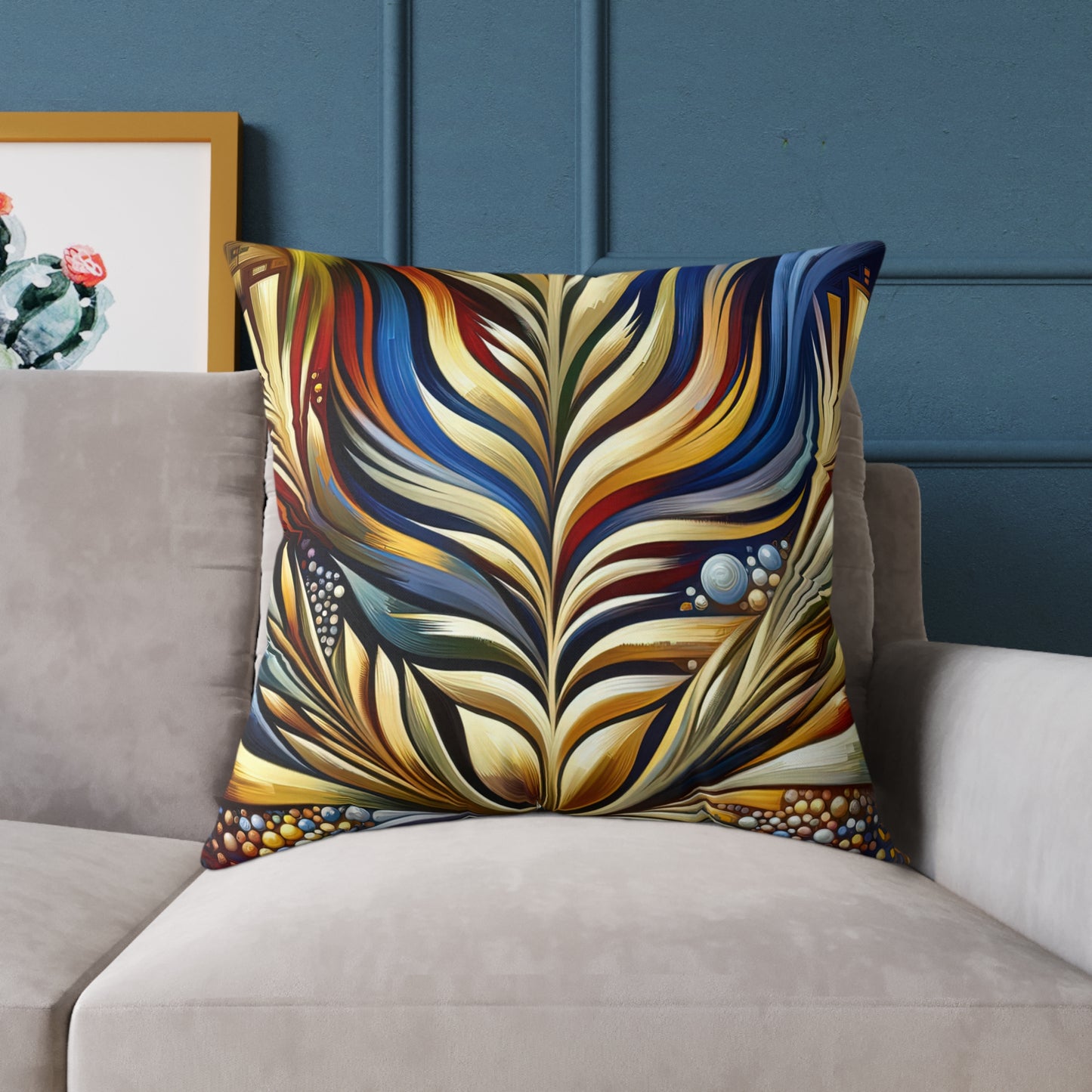 Efficacy Seed Growth Spun Polyester Pillow