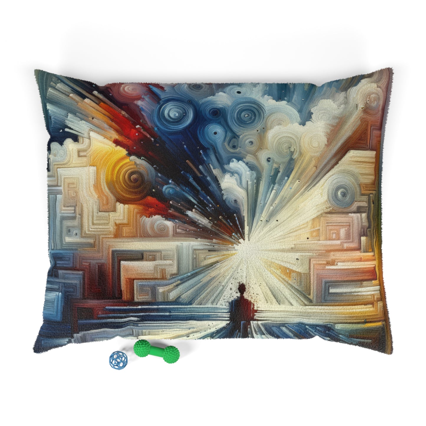 Memory Labyrinth Focus Pet Bed