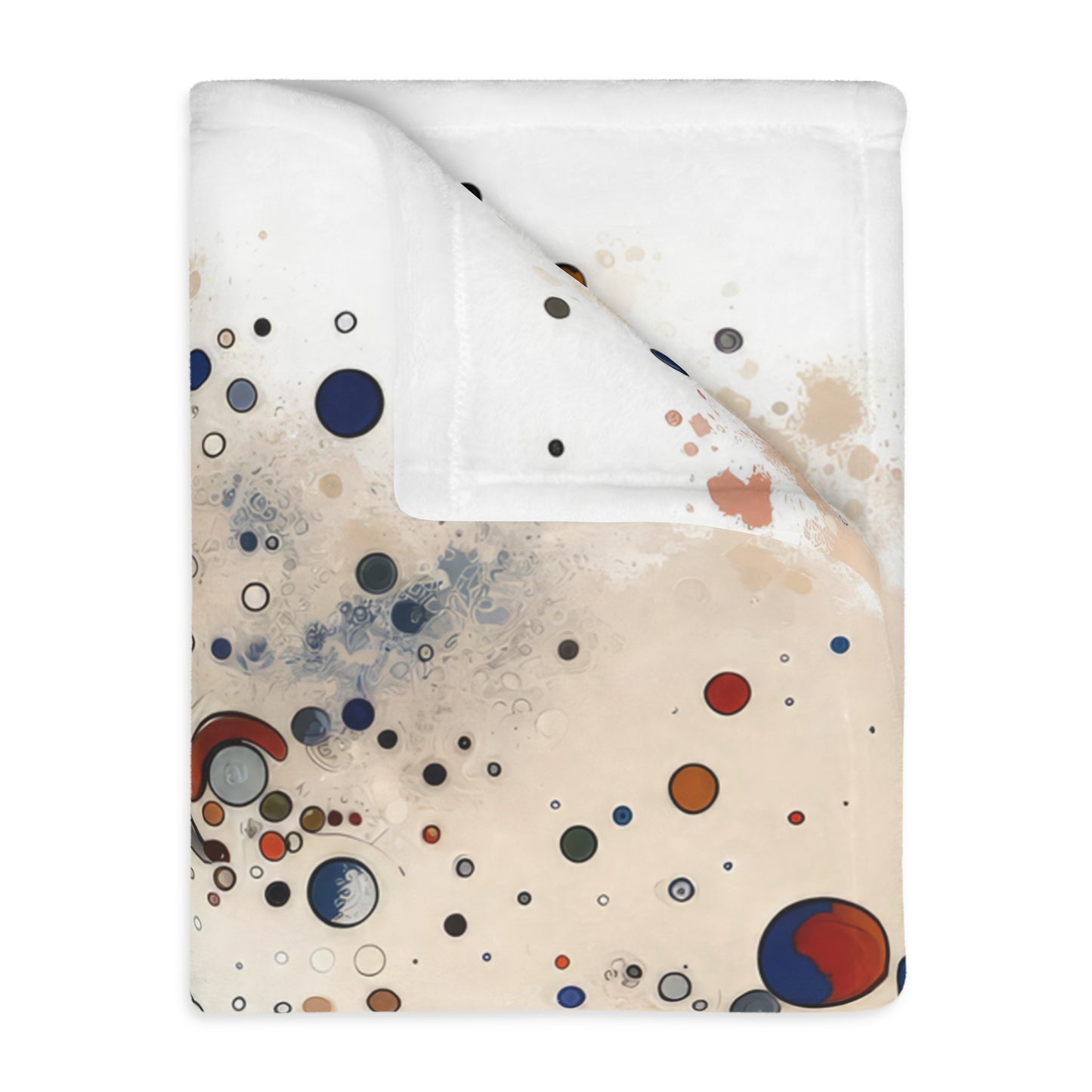 Intentional Unity Splashes Velveteen Microfiber Blanket (Two-sided print)