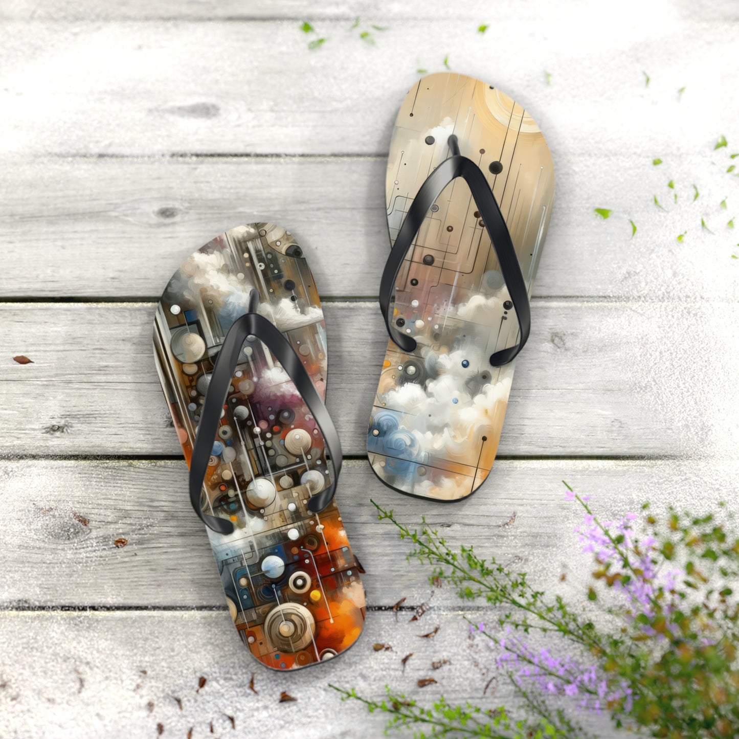 Abstract Mechanical Harmony Flip Flops