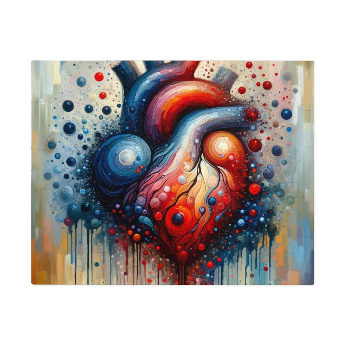 Empathetic Heart Expression Jigsaw Puzzle (30, 110, 252, 500,1000-Piece)