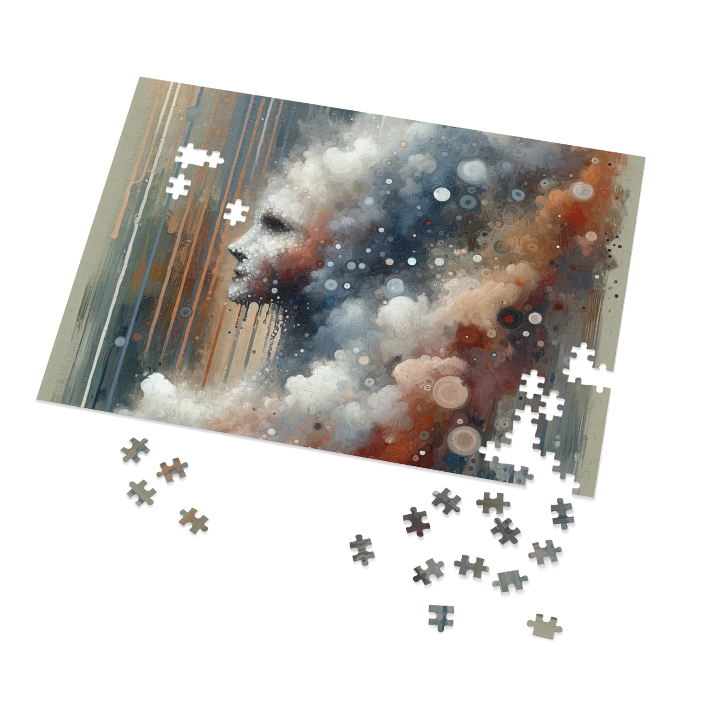 Ephemeral Hour Residue Jigsaw Puzzle (30, 110, 252, 500,1000-Piece)