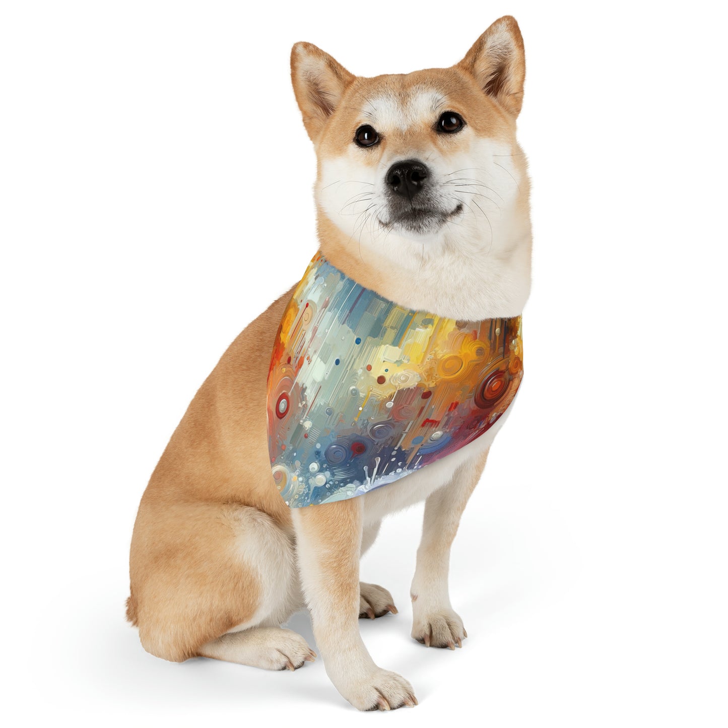 Joyous Effortless Exhale Pet Bandana Collar