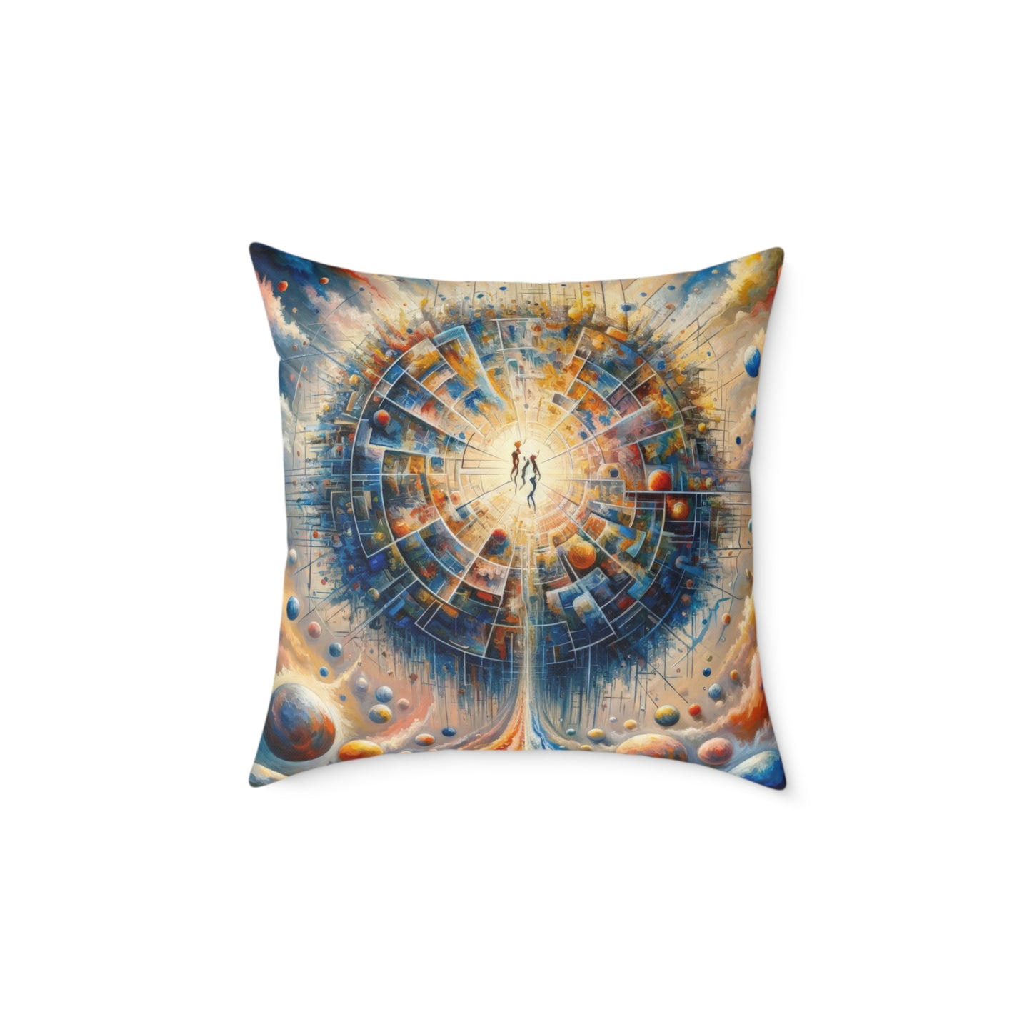 Cosmic Connection Antidote Spun Polyester Pillow