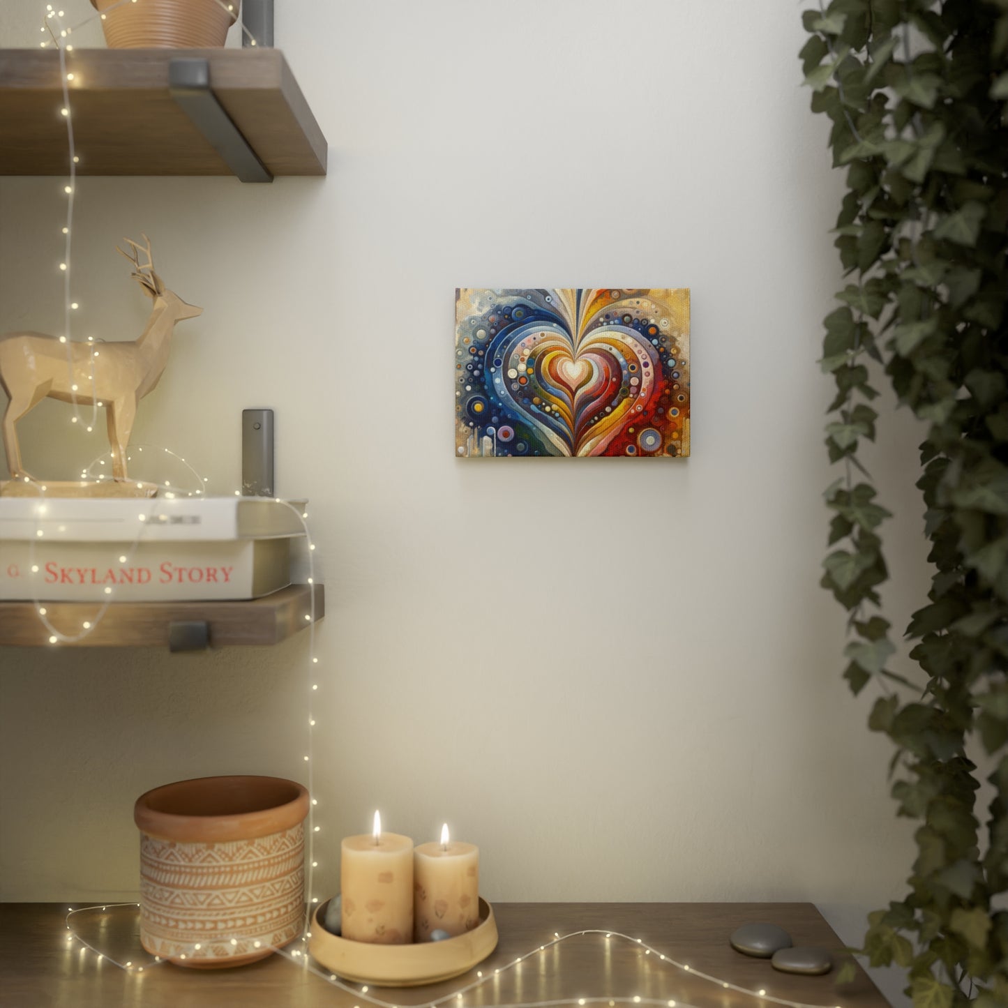 Harmonic Heart Essence Canvas Photo Tile