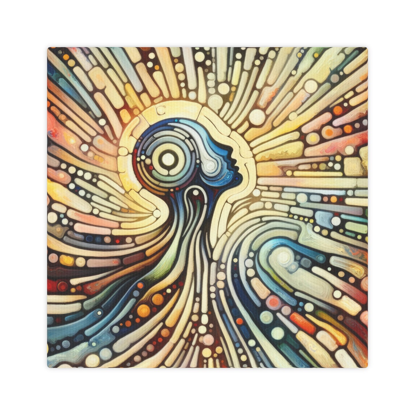 Inner Mosaic Kindness Canvas Photo Tile