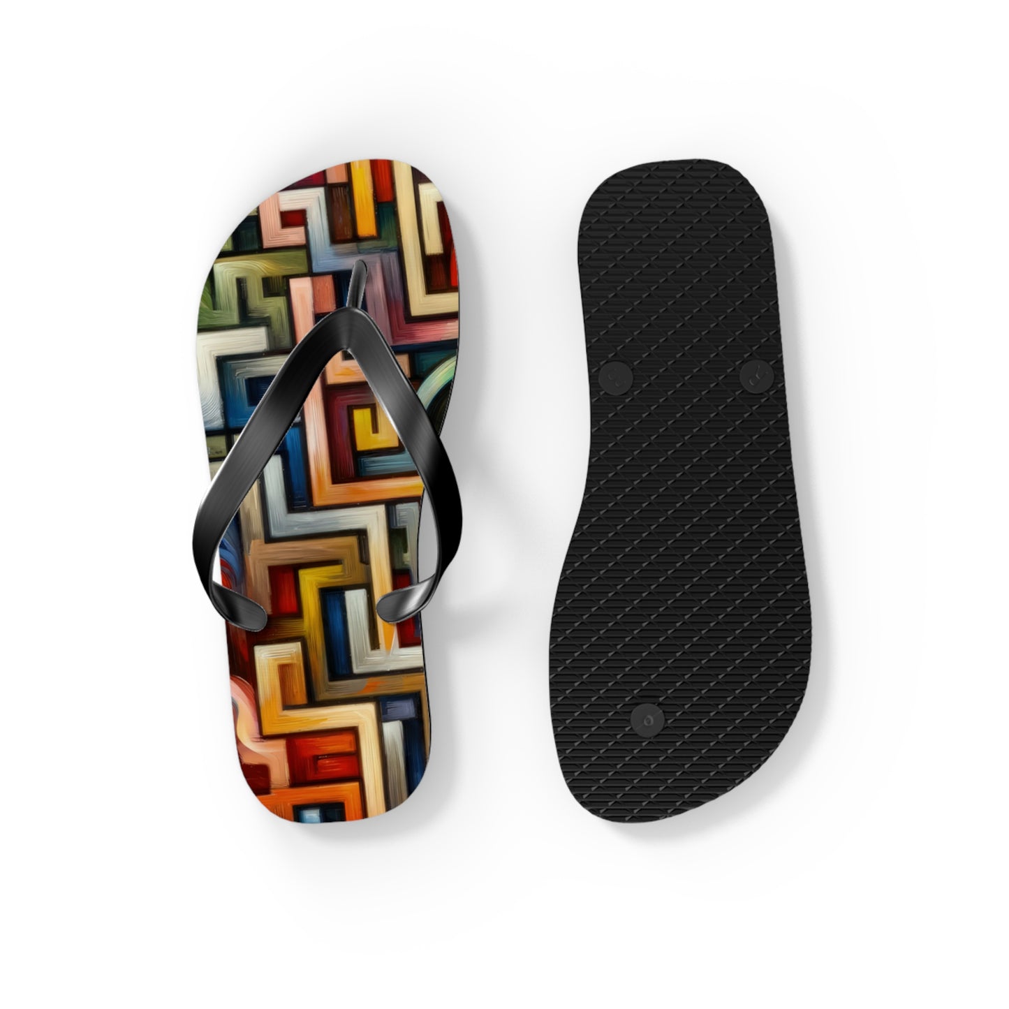Labyrinthine Love Choices Flip Flops