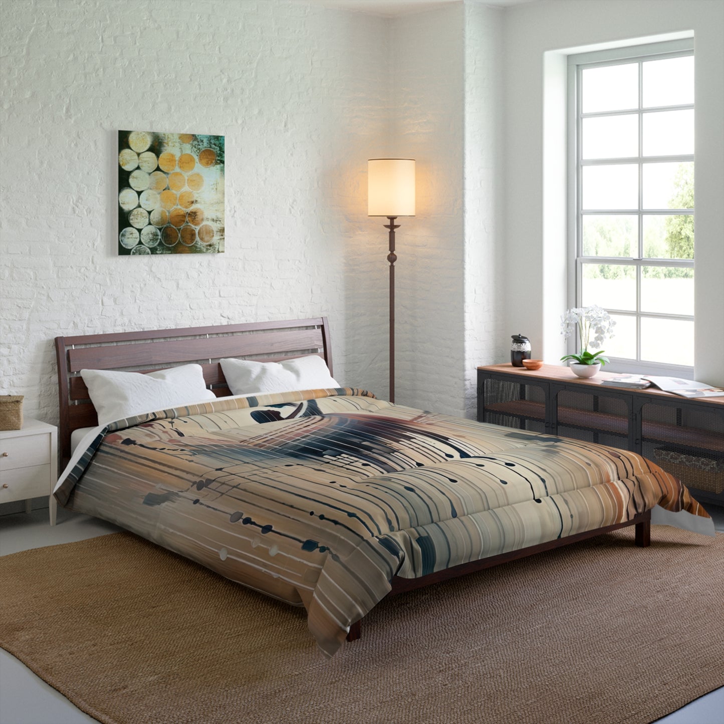 Rhythmic Heart Dance Comforter