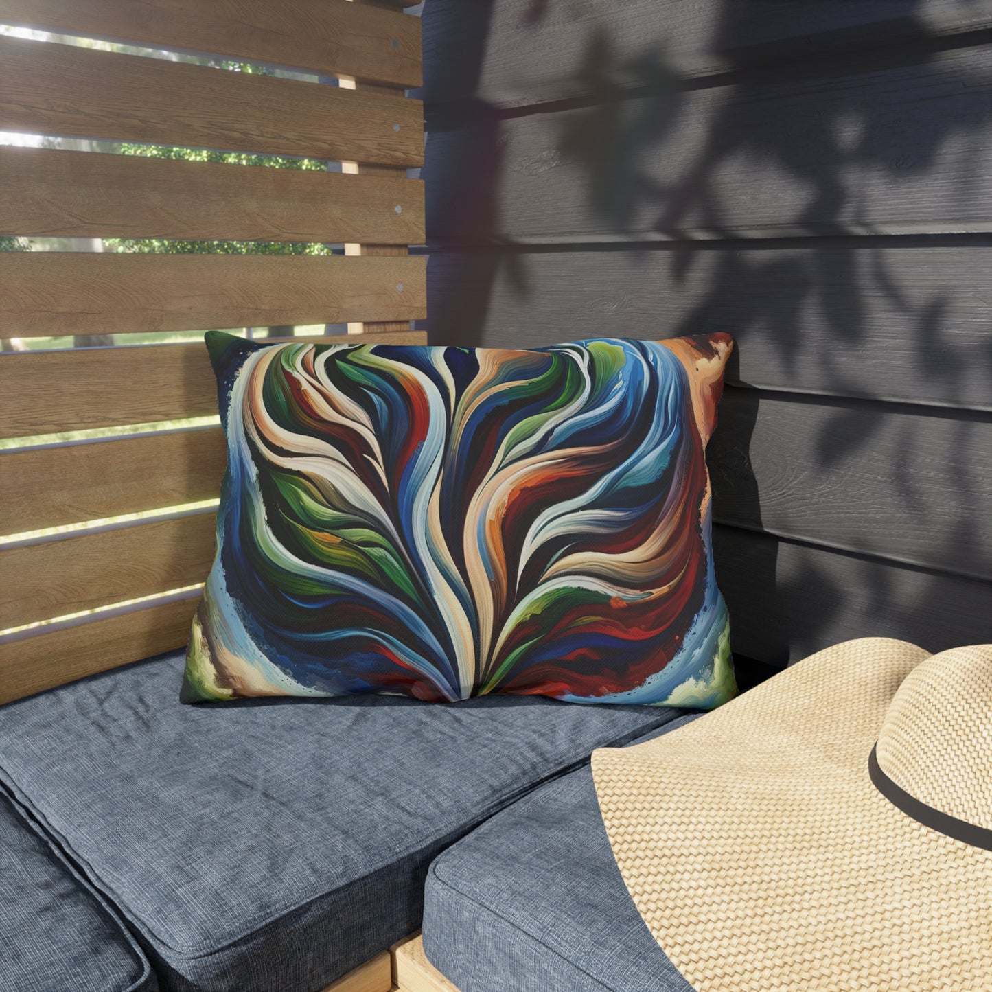 Interconnected Earth Advocates Outdoor Pillows