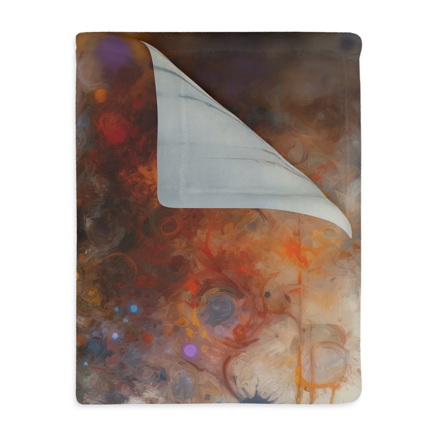 Laughter Essence Presence Velveteen Microfiber Blanket (Two-sided print)