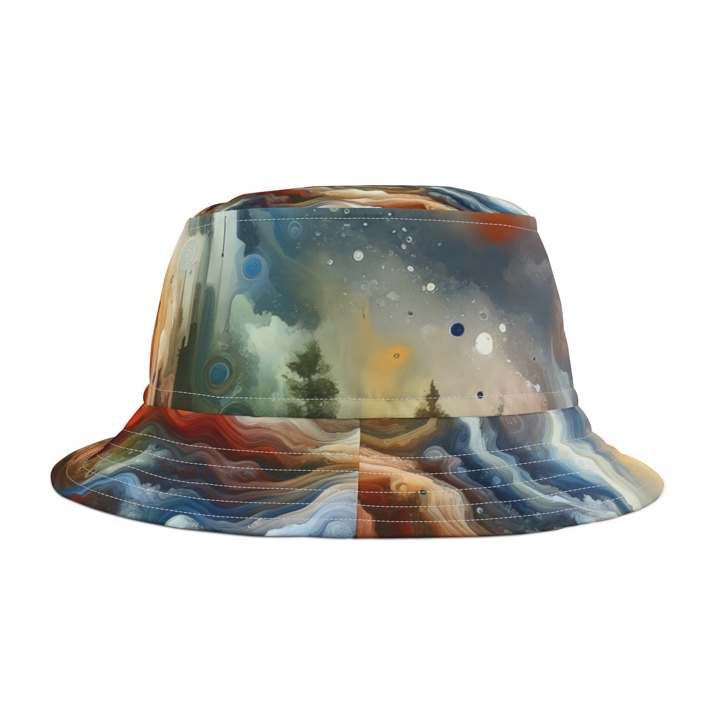Inner Journey Abstract Bucket Hat (AOP)