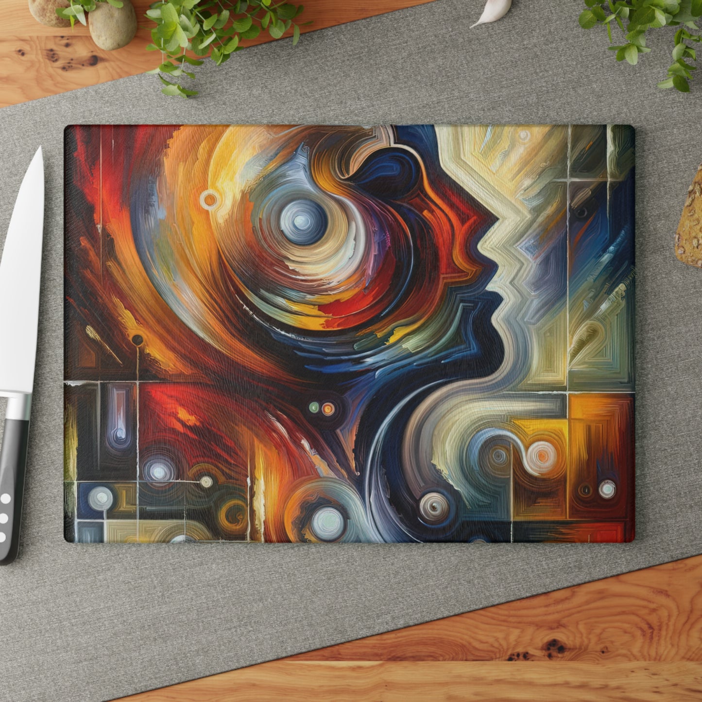 Vulnerability Emotional Exchange Glass Cutting Board