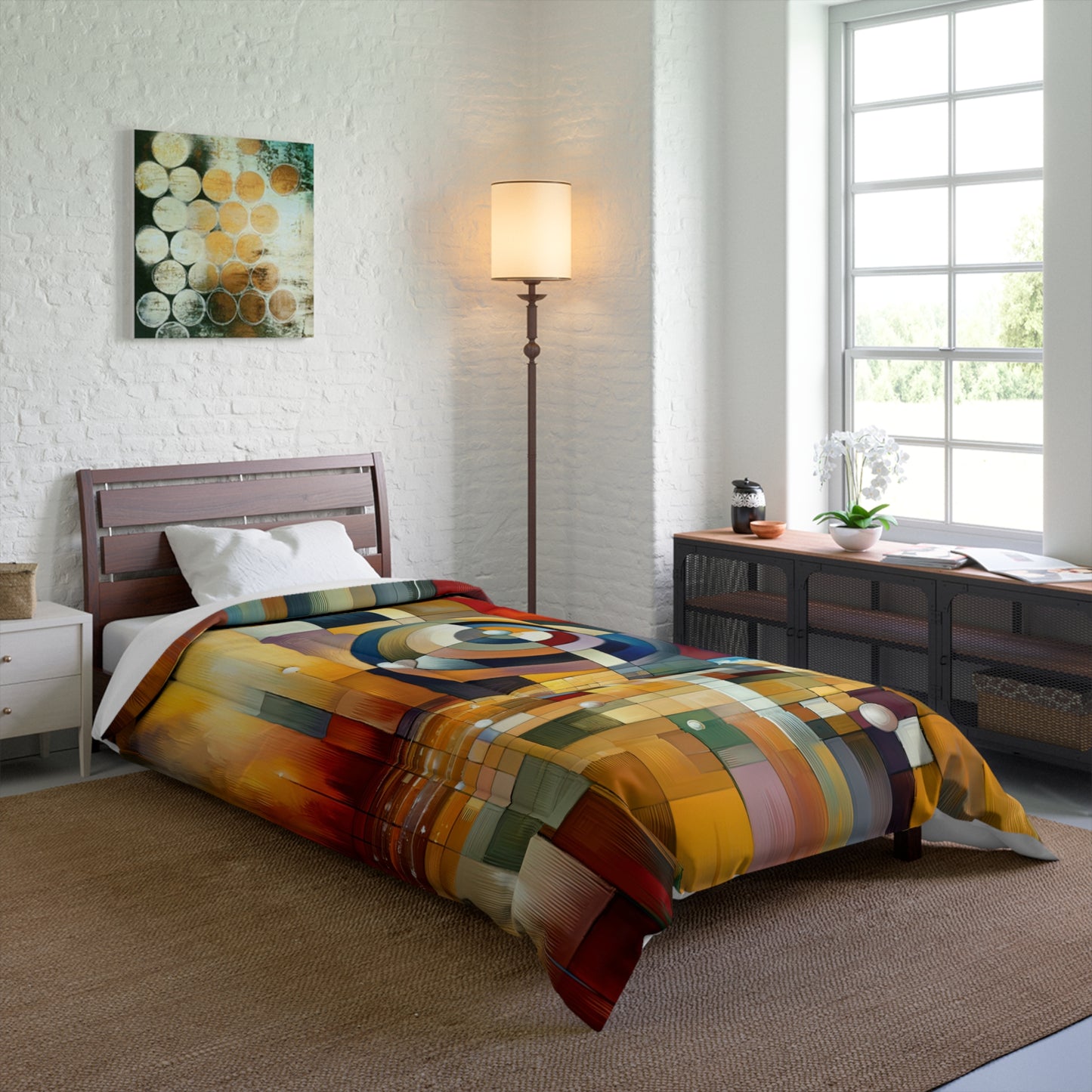 Oneness Through Tachism Comforter