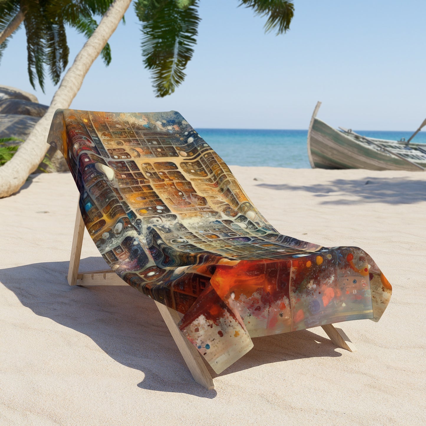 Integral Harmony Existence Beach Towel