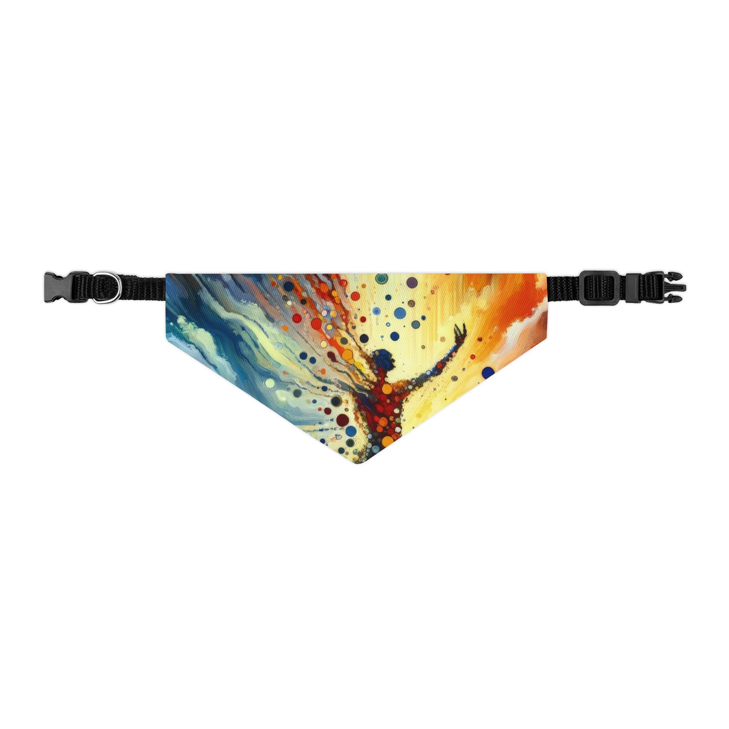 Vibrant Growth Symphony Pet Bandana Collar