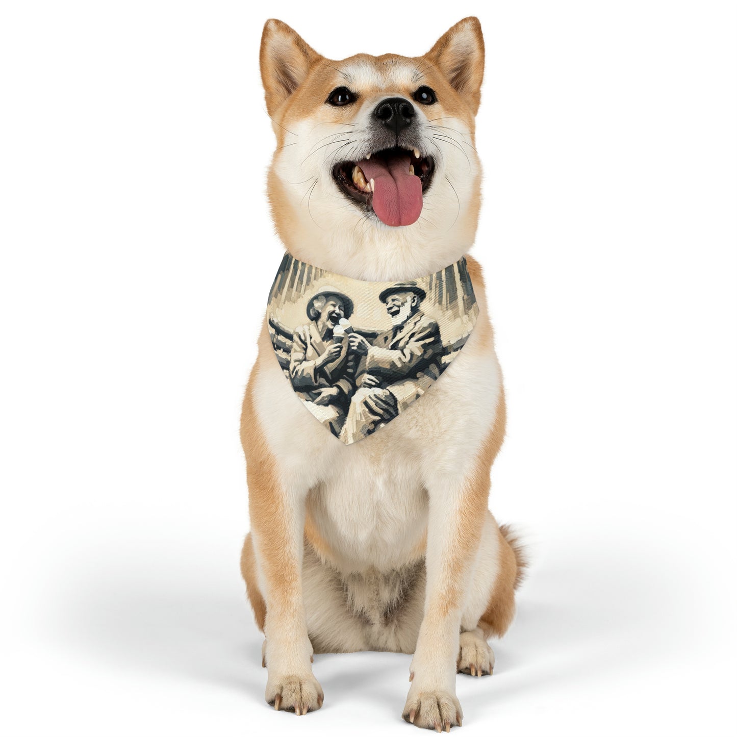 Joyful Companionship Serenity Pet Bandana Collar