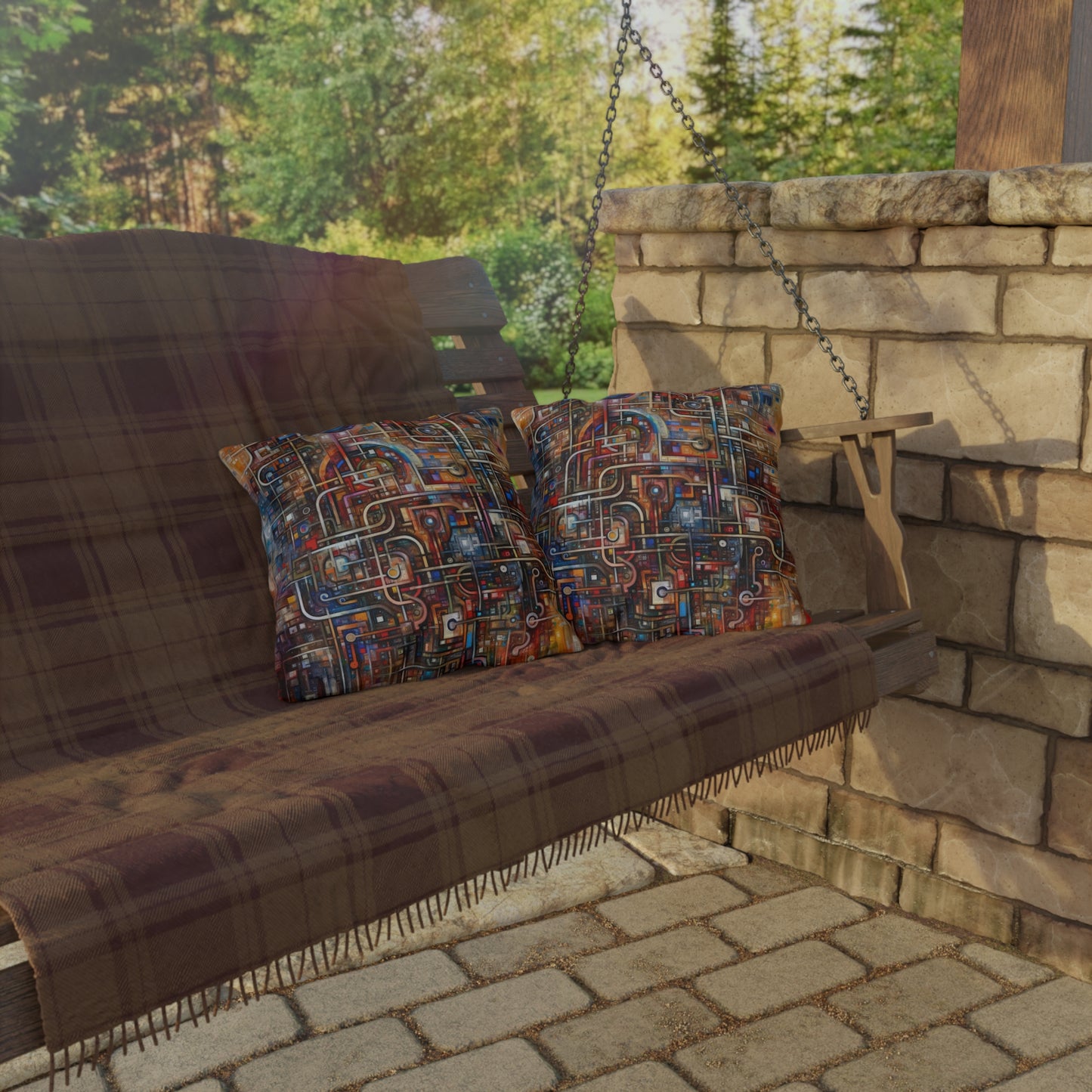 Grandest App Tapestry Outdoor Pillows