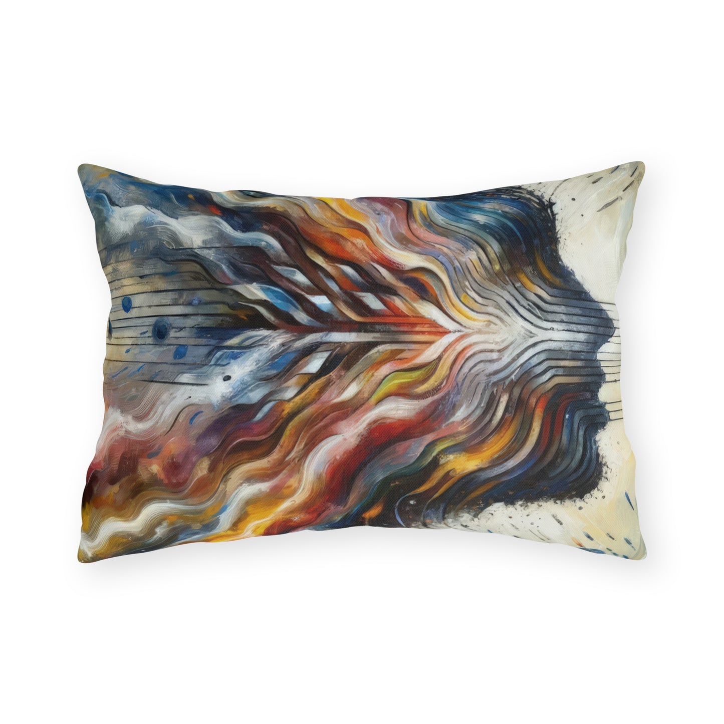 Empathetic Awakening Dynamic Outdoor Pillows