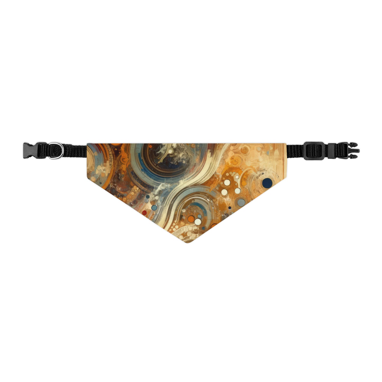 Dynamic Cultural Mosaic Pet Bandana Collar