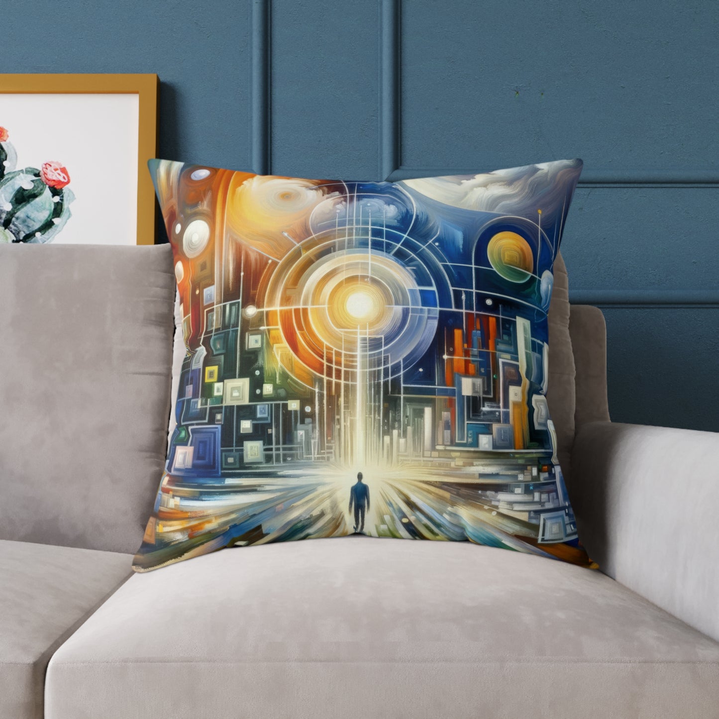 Mindful Megabyte Convergence Spun Polyester Pillow