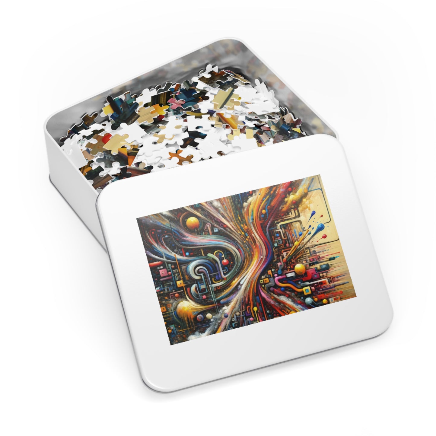 Information Bottleneck Cascade Jigsaw Puzzle (30, 110, 252, 500,1000-Piece)